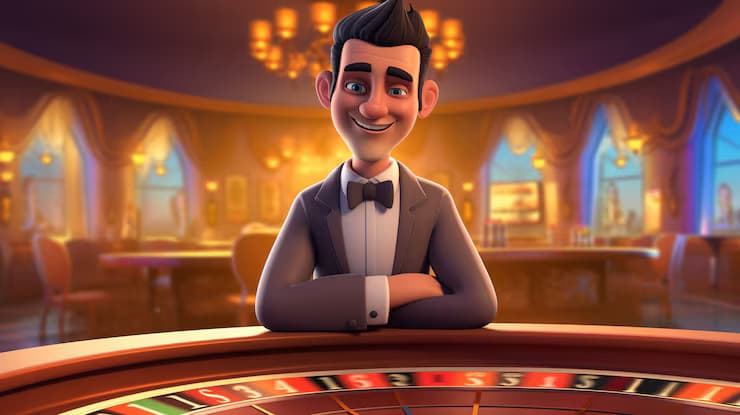 Casino floor with slots and live tables
